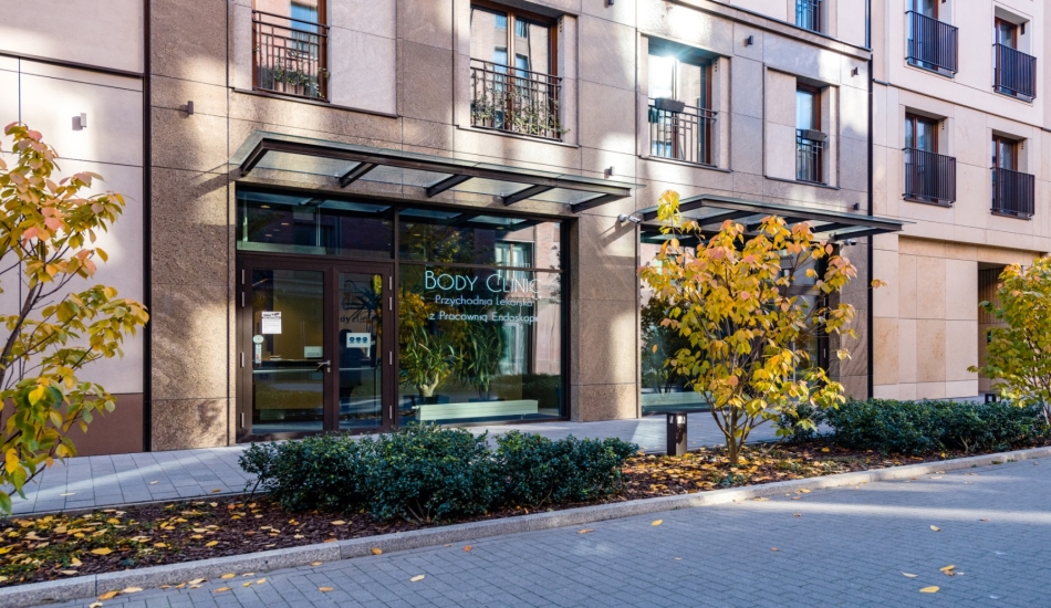 Przychodnia Lekarska BodyClinic Główne wejście